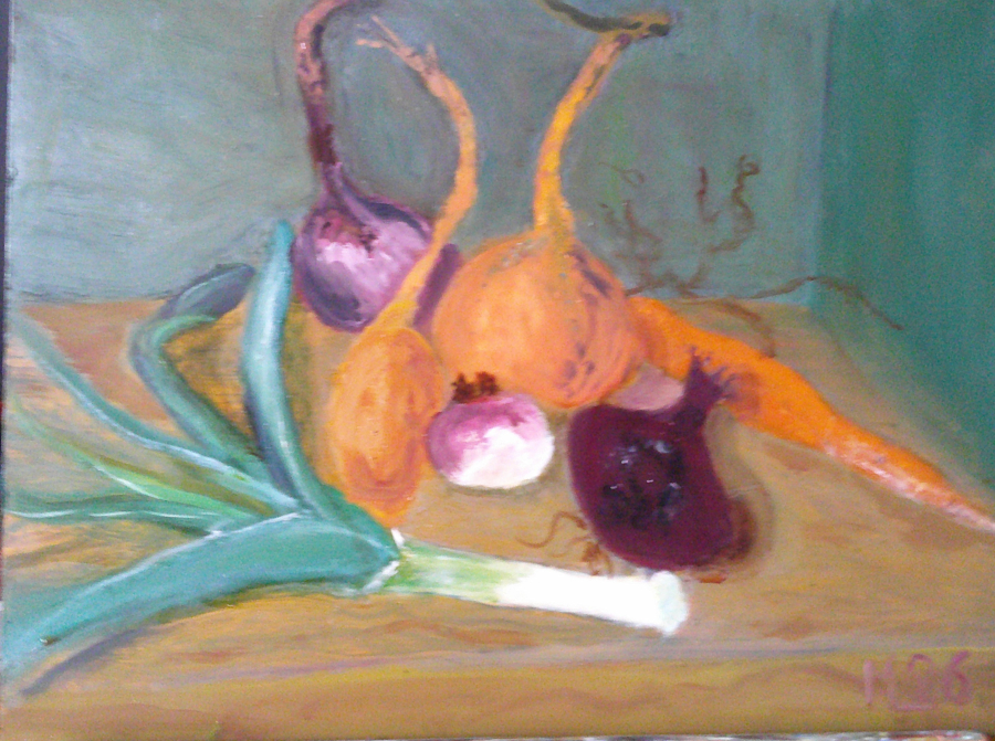 Nature morte  du jardin 