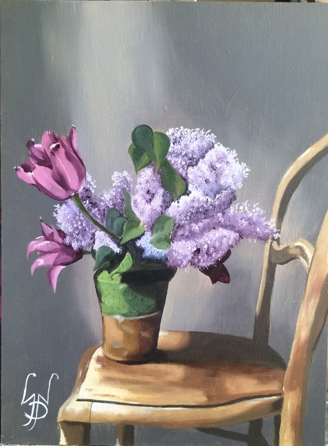 Tulipes et Lilas.