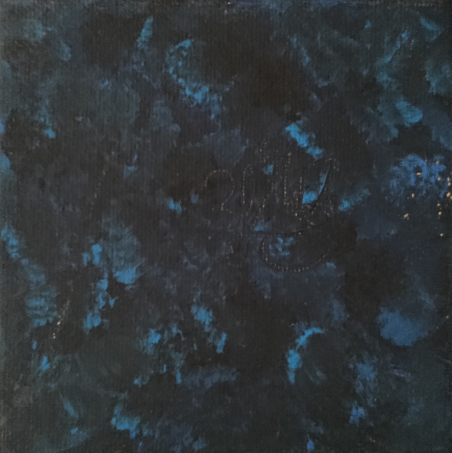 fond bleu et noir