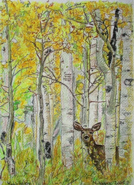 Biche en automne