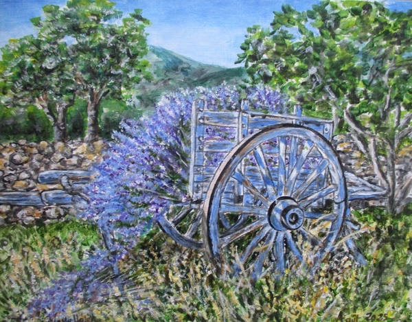 La charrette bleue