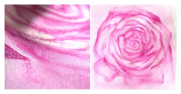 Diptyque à la rose