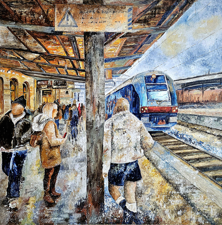 Sue le quais de la gare de Thionville