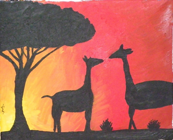 couché de soleil en afrique