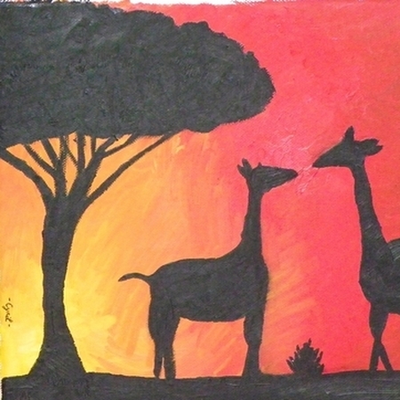 couché de soleil en afrique