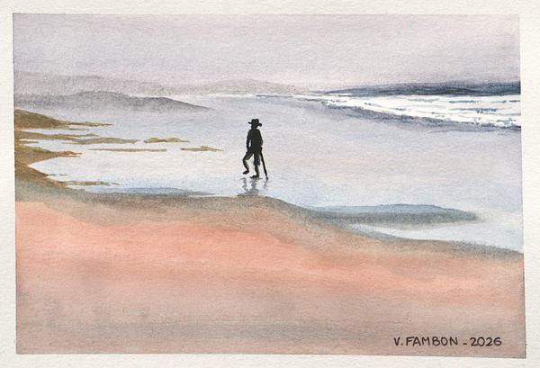 Balade sur la plage
