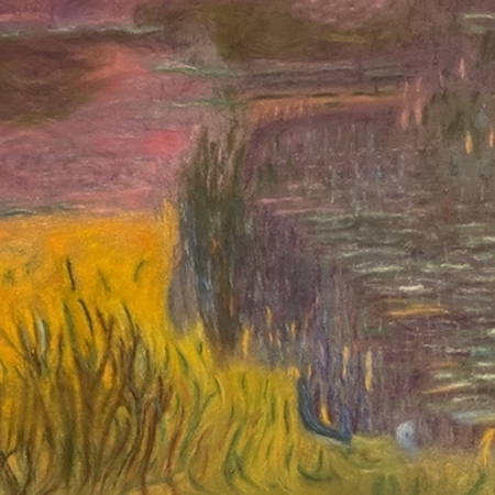 "Les Nymphéas, Soleil couchant "