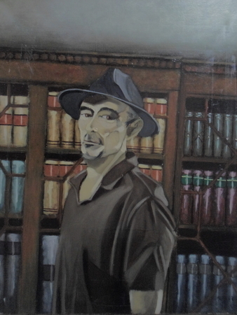 autoportrait au chapeau