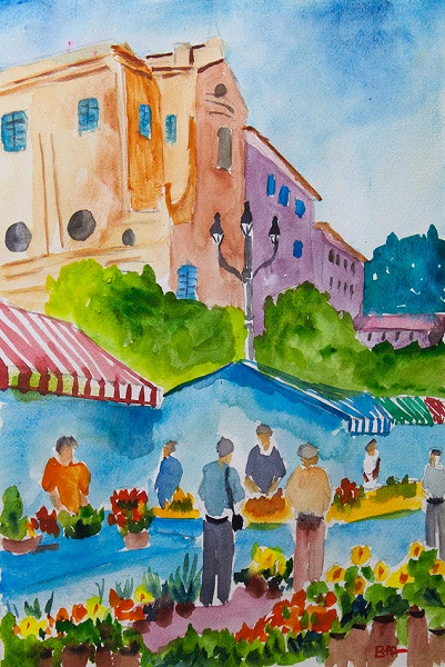 Le cours Saleya - Nice
