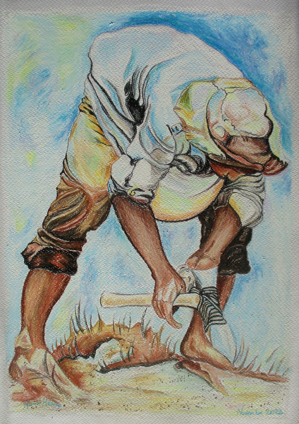 Travail au champs