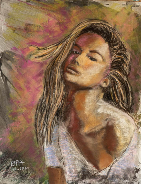 Portrait féminin -50x65