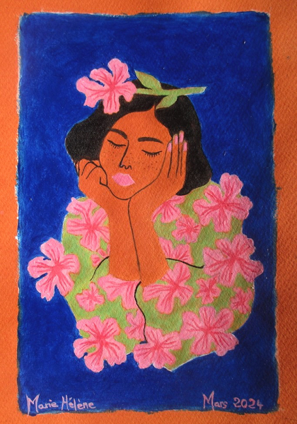 Jeune fille aux fleurs