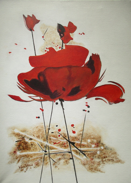 Coquelicots contemporains