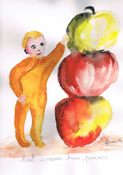 haut comme 3 pommes