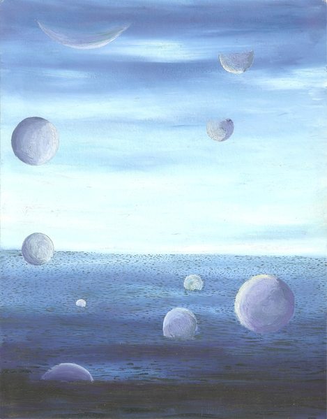 Novembre, la mer - Etude