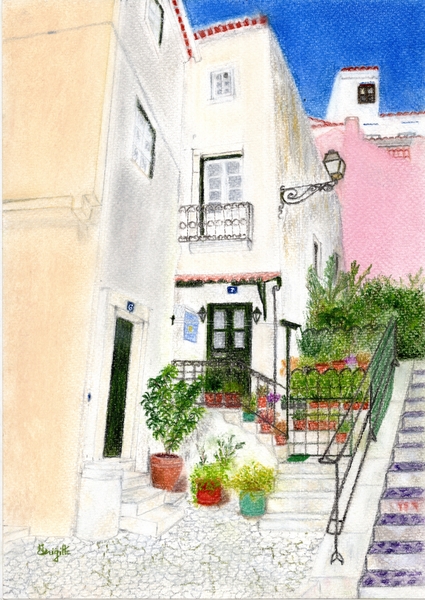 Lisbonne,"Vue de l'Alfama""