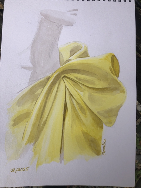 La robe jaune